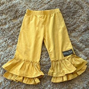 Matilda Jane Golden Day Ruffles Gold Pants Wonderment Fall 2020